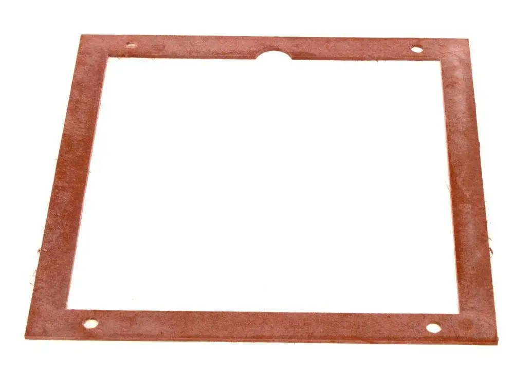 Deckelabdichtung von Bosch in quadratischer Form mit einer mittigen Aussparung und Löchern zur Befestigung, geeignet für industrielle Anwendungen.